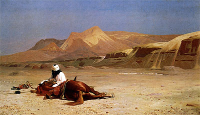 The Arab and his Steed (In the Desert), 1872 | Gerome | Gemälde Reproduktion