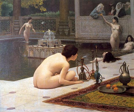 The Teaser of the Narghile (The Pipelighter), c.1898 | Gerome | Painting Reproduction
