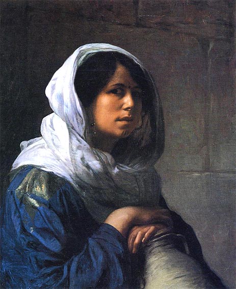 Egyptian Water Carrier, c.1882 | Gerome | Painting Reproduction