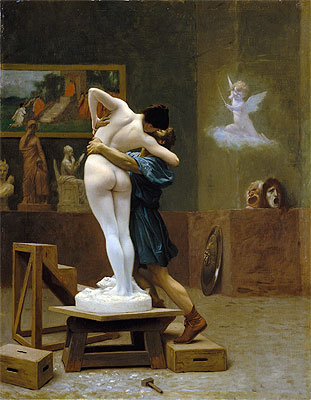 Pygmalion and Galatea, c.1890 | Gerome | Gemälde Reproduktion
