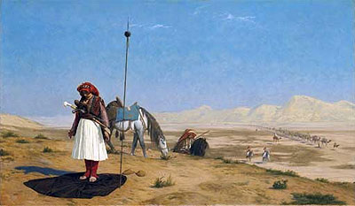 Prayer in the Desert, 1864 | Gerome | Painting Reproduction