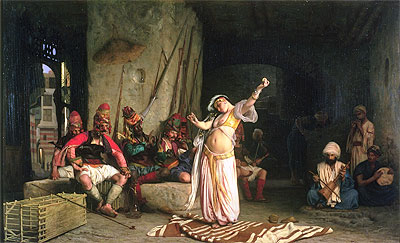 The Dance of the Almeh (The Belly-Dancer), 1863 | Gerome | Painting Reproduction