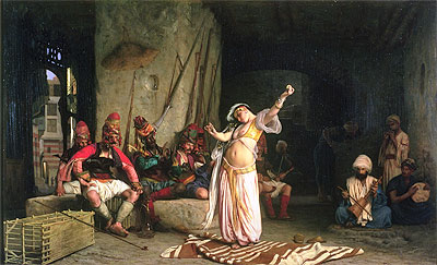 Der Tanz der Almeh (die Bauchtänzerin) | Gerome | Gemälde Reproduktion