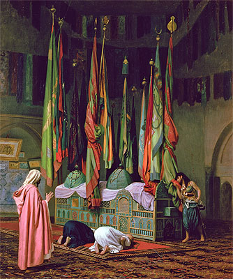 The Shrine of Imam Hussein, n.d. by Gerome | Painting Reproduction