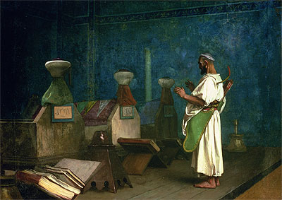 Gebet am Grab des Sultans, n.d. von Gerome | Gemälde-Reproduktion