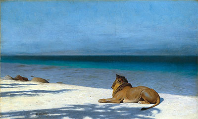 Solitude, 1890 | Gerome | Gemälde Reproduktion