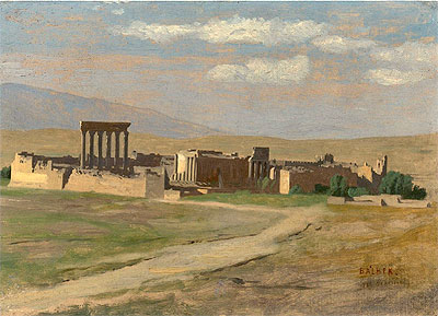View of Baalbek, n.d. | Gerome | Painting Reproduction