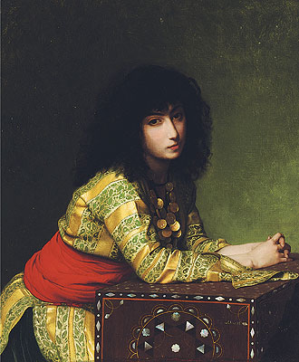 Egyptian Girl, 1877 | Gerome | Painting Reproduction