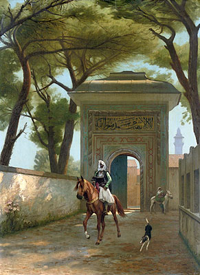 Return to the Palace, 1892 | Gerome | Gemälde Reproduktion