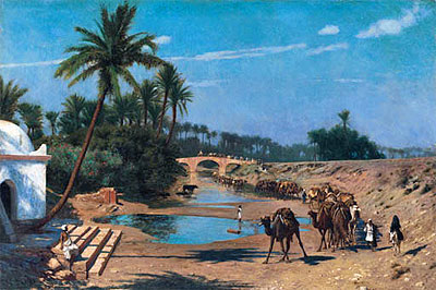 An Arab Caravan, n.d. | Gerome | Gemälde Reproduktion