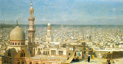 View of Cairo, 1891 | Gerome | Gemälde Reproduktion