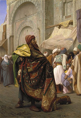 The Carpet Merchant of Cairo, 1869 | Gerome | Gemälde Reproduktion