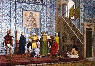 Die Blaue Moschee | Gerome | Gemälde Reproduktion
