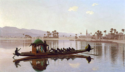 Excursion Of The Harem, 1869 | Gerome | Gemälde Reproduktion