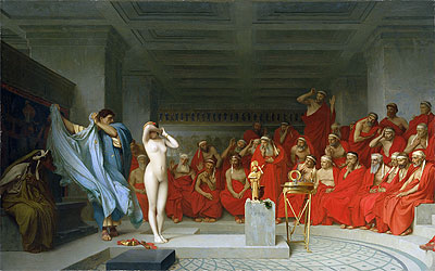Phryne vor dem Areopag | Gerome | Gemälde Reproduktion