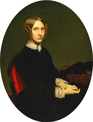 Portrait of a Woman, 1850 | Gerome | Gemälde Reproduktion
