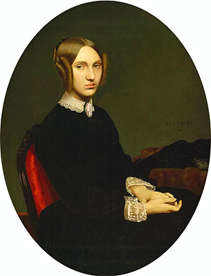 Portrait of a Woman, 1850 by Gerome | Painting Reproduction