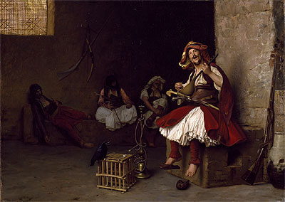 Bashi-Bazouk Singing, 1868 | Gerome | Gemälde Reproduktion