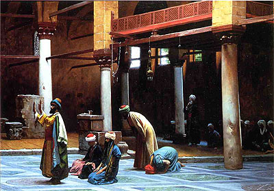 Gebet in einer Moschee | Gerome | Gemälde Reproduktion