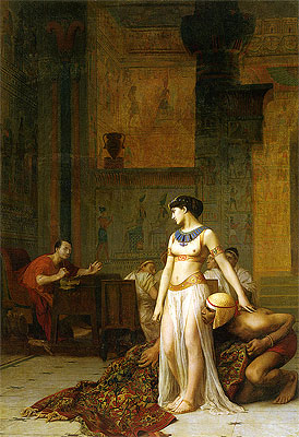 Cleopatra Before Caesar, 1866 | Gerome | Gemälde Reproduktion