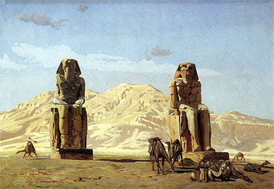 Memnon and Sesostris, 1856 | Gerome | Gemälde Reproduktion