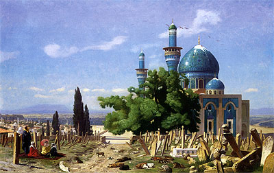 The Green Mosque at Broussa | Gerome | Painting Reproduction