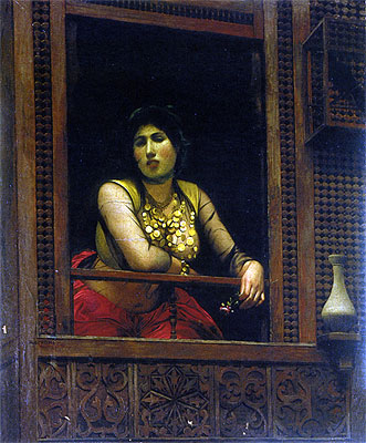 Woman at Her Window | Gerome | Painting Reproduction