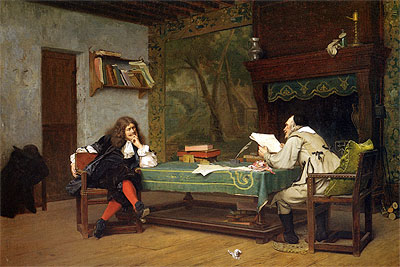 A Collaboration Corneille and Moliere, 1873 | Gerome | Painting Reproduction