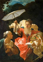 Vertumnus and Pomona, c.1710/22 von Jean Ranc | Gemälde-Reproduktion