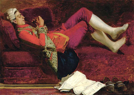 Rest, undated | Jehan Georges Vibert | Painting Reproduction