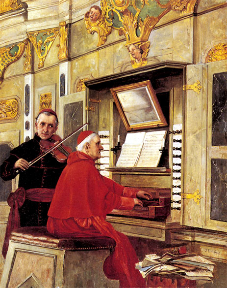 The Duet, 1897 | Jehan Georges Vibert | Gemälde Reproduktion