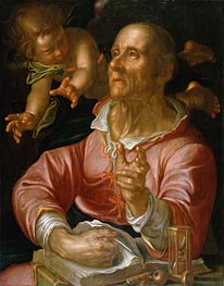Saint Matthew, c.1616 von Joachim Wtewael | Gemälde-Reproduktion
