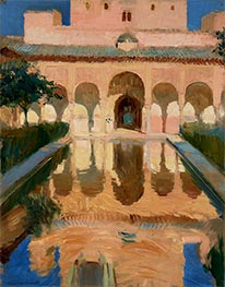 Saal der Botschafter, Alhambra, Granada | Sorolla y Bastida | Gemälde Reproduktion