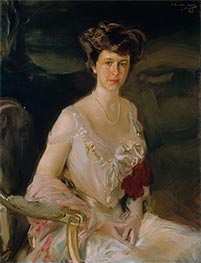 Mrs. Winthrop Aldrich, 1909 by Sorolla y Bastida | Painting Reproduction