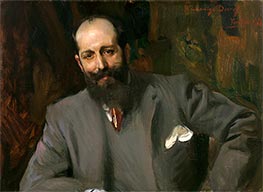 Porträt von Joaquín Decref y Ruiz, 1907 von Sorolla y Bastida | Gemälde-Reproduktion