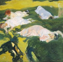 Die Siesta | Joaquín Sorolla | Gemälde Reproduktion