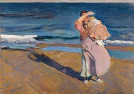 Fischerinnen mit ihrem Sohn | Joaquín Sorolla | Gemälde Reproduktion