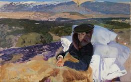 Convalescent Maria in El Pardo, 1906 by Joaquín Sorolla | Painting Reproduction