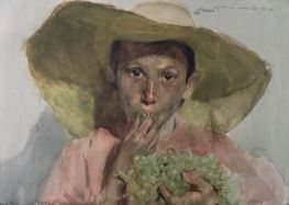 Child Eating Grapes, n.d. by Joaquín Sorolla | Painting Reproduction