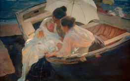 After Bathing, 1902 by Joaquín Sorolla | Painting Reproduction