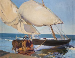 The Sails, 1915 by Joaquín Sorolla | Painting Reproduction