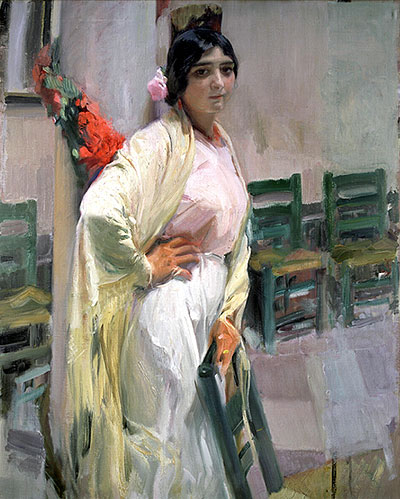 Maria, the Pretty One, 1914 | Sorolla y Bastida | Painting Reproduction