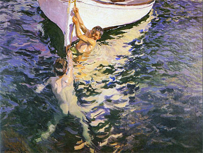 The White Boat, 1905 | Sorolla y Bastida | Painting Reproduction