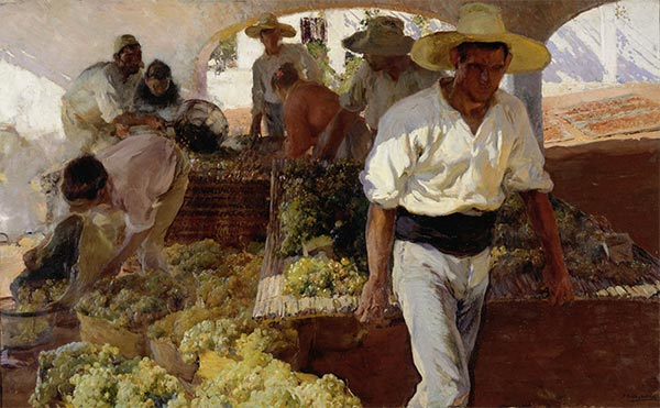 Preparation of the Raisin | Sorolla y Bastida | Painting Reproduction