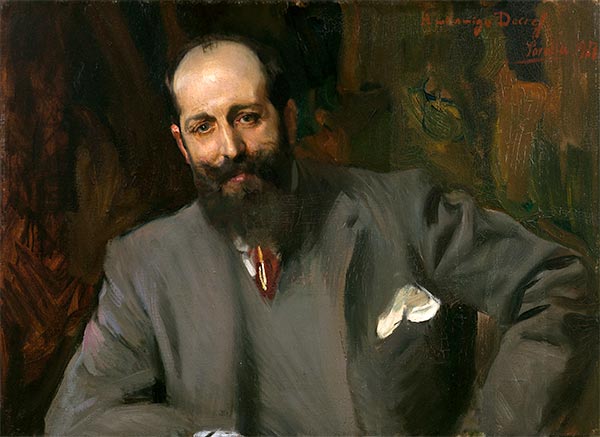 Portrait of Joaquin Decref y Ruiz, 1907 | Sorolla y Bastida | Painting Reproduction