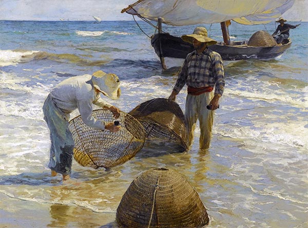 Valencian Fishermen, 1895 | Sorolla y Bastida | Painting Reproduction