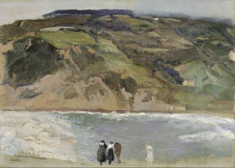 Wellenbrecher in San Sebastián, c.1917 | Joaquín Sorolla