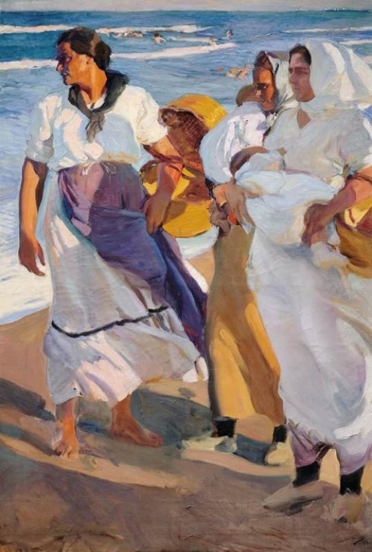 Fischerinnen aus Valencia, 1915 | Joaquín Sorolla
