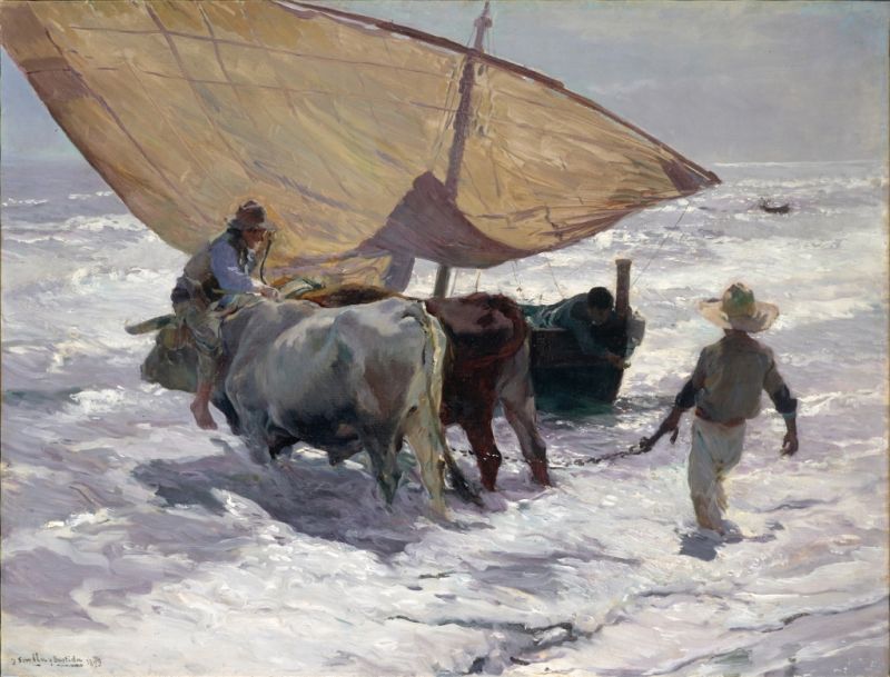 Bootslandung in Valencia, 1899 | Joaquín Sorolla