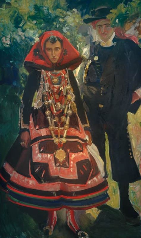 Bridal Couple From Salamanca, 1912 | Joaquín Sorolla